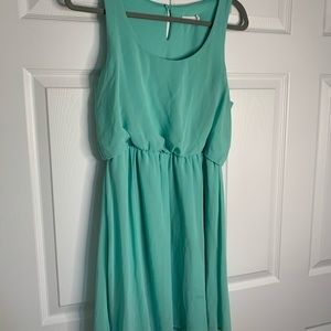 Short teal Nordstrom’s dress